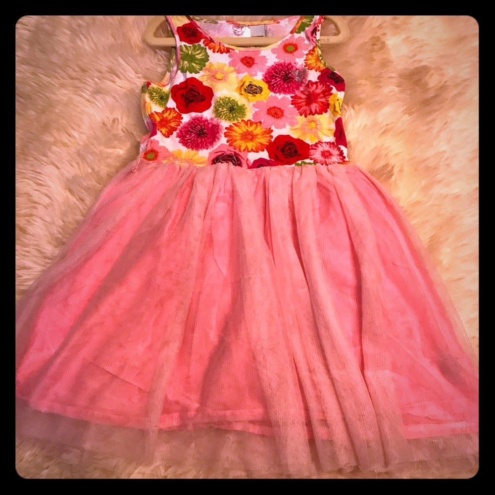 Girls guess brand floral dress